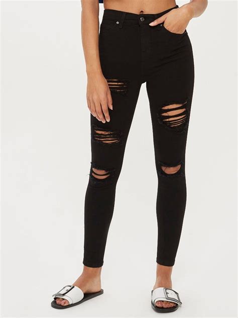 high waisted jeans black topshop|super high waisted black jeans.